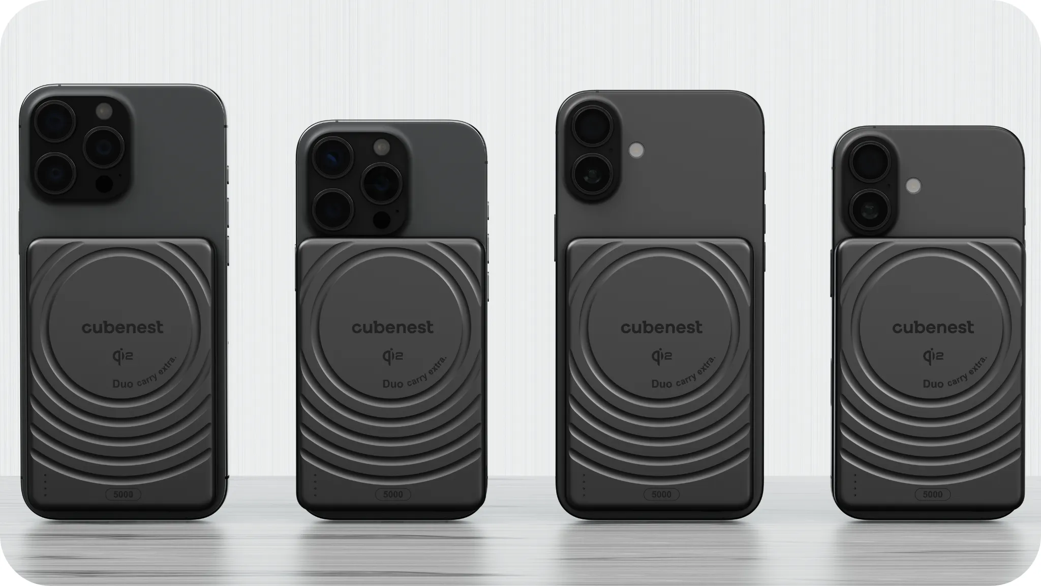 Qi2 MagSafe powerbank Schwarz