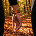 Garmin Watch Premium Sport Armband QuickFit 22 mm Grau-Orange