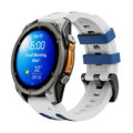 Garmin Watch Premium Sport Armband QuickFit 22 mm Weiß-Blau