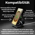 Cubenest Qi2 3in1 Faltbares Magnetisches Kabelloses Ladegerät SQS312 Pro Samsung Watch