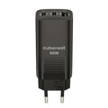 Cubenest GaN Ladegerät 65W S3D0 Schwarz