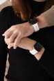 Apple Watch Premium Sport Armband Weiß