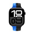 Apple Watch Premium Sport Armband Schwarz/Blau