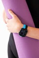 Apple Watch Premium Sport Armband Schwarz/Blau