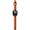 Apple Watch Premium Sport Armband Schwarz/Orange