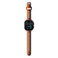 Apple Watch Premium Sport Armband Schwarz/Orange