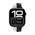 Apple Watch Premium Sport Armband Schwarz/Grau