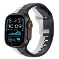 Apple Watch Premium Sport Armband Schwarz/Grau