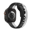 Apple Watch Premium Sport Armband Schwarz/Grau