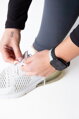 Apple Watch Premium Sport Armband Schwarz/Grau