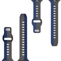 Apple Watch Premium Sport Armband Grau/Blau