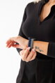 Apple Watch Premium Sport Armband Grau/Blau