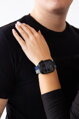 Apple Watch Premium Sport Armband Grau/Blau