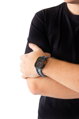 Apple Watch Premium Sport Armband Grau/Blau