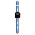Apple Watch Premium Sport Armband Blau/Grau