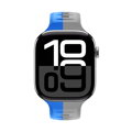 Apple Watch Premium Sport Armband Blau/Grau