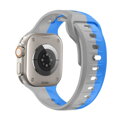 Apple Watch Premium Sport Armband Blau/Grau