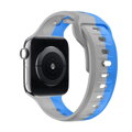 Apple Watch Premium Sport Armband Blau/Grau