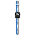 Apple Watch Premium Sport Armband Blau/Grau
