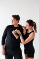 Apple Watch Premium Sport Armband Blau/Grau