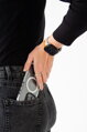 Apple Watch Premium Sport Armband Orange/Grau