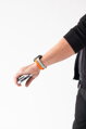Apple Watch Premium Sport Armband Orange/Grau