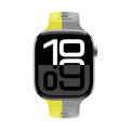 Apple Watch Premium Sport Armband Gelb/Grau