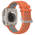 Apple Watch Sport Armband Orange/Grau