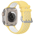 Apple Watch Sport Armband Gelb/Weiß