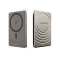 Cubenest Magnetische Kabellose Powerbank SlimDual 5000 mAh S1B3D Titan