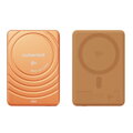 Cubenest Qi2 Magnetische Kabellose Powerbank SlimDual 5000 mAh SQ1B3D Orange
