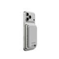 Cubenest Qi2 Magnetische Kabellose Powerbank SlimDual 5000 mAh SQ1B3D Silber