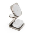 Cubenest Qi2 3in1 Faltbares Magnetisches Kabelloses Ladegerät SQ312 Pro Titan