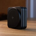 Cubenest Qi2 3in1 Faltbares Magnetisches Kabelloses Ladegerät SQ312 Pro Schwarz