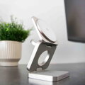 Cubenest Qi2 3in1 Faltbares Magnetisches Kabelloses Ladegerät SQ312 Pro Titan