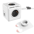 Cubenest PowerCube Extended USB C+C PD 35 W Type F Grau