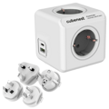 Cubenest PowerCube Rewirable USB A+C PD 20 W Type F Grau