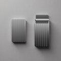 Cubenest Magnetisches Aluminium-Wallet WT02 Grau