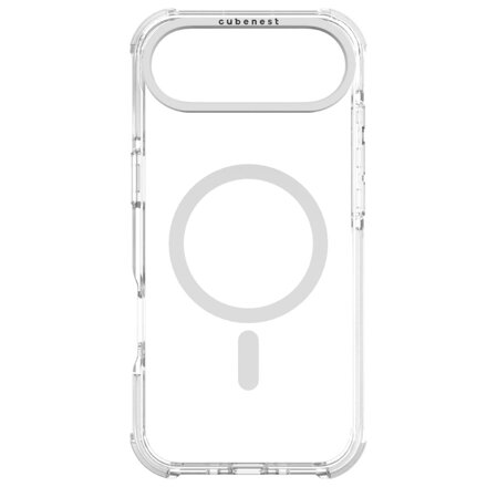 Cubenest Hülle für iPhone 17 Air MagPro Strong Guard weiß