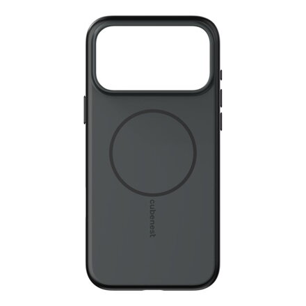 Cubenest Hülle für iPhone 17 Pro Max MagSafe-kompatibel Schwarz Matt