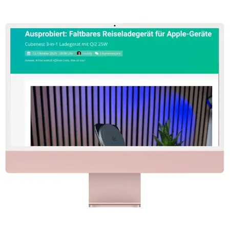 Appgefahren.de - Testbericht zur Cubenest Qi2.2 3in1 Faltbares Magnetisches Kabelloses Ladegerät SQ312 Ultra