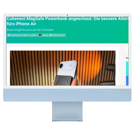 Appgefahren.de - Testbericht zur Cubenest S1B3D-Powerbank 5000 mAh