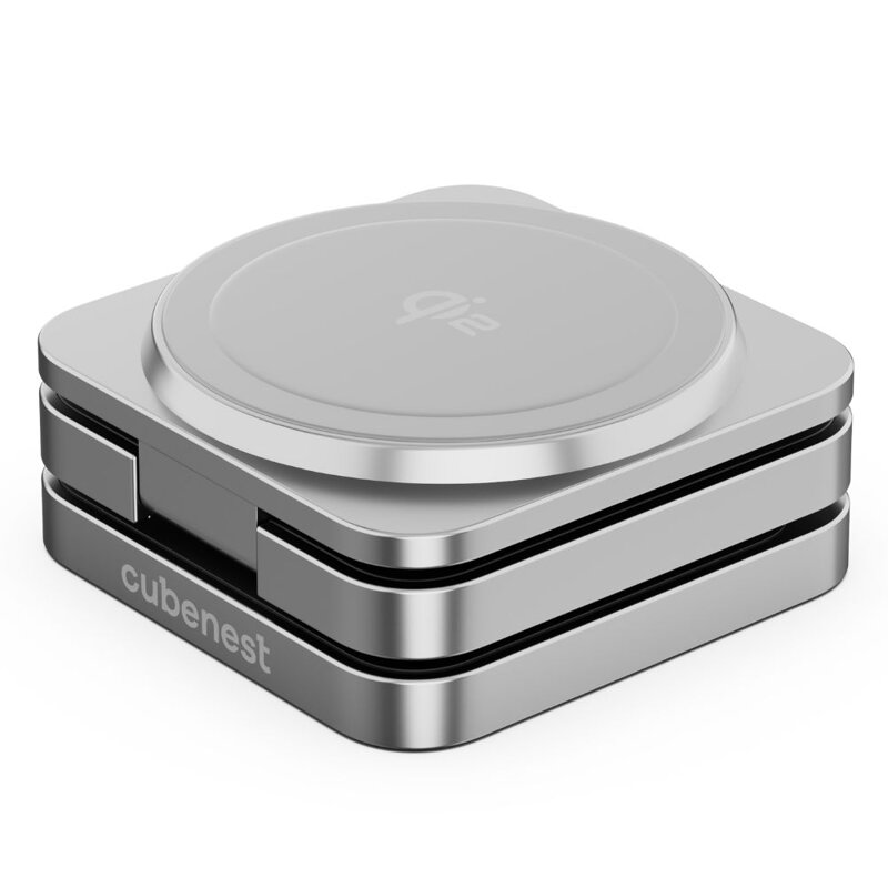 Cubenest Qi2 3in1 Faltbares Magnetisches Kabelloses Ladegerät SQS312 Pro Samsung Watch