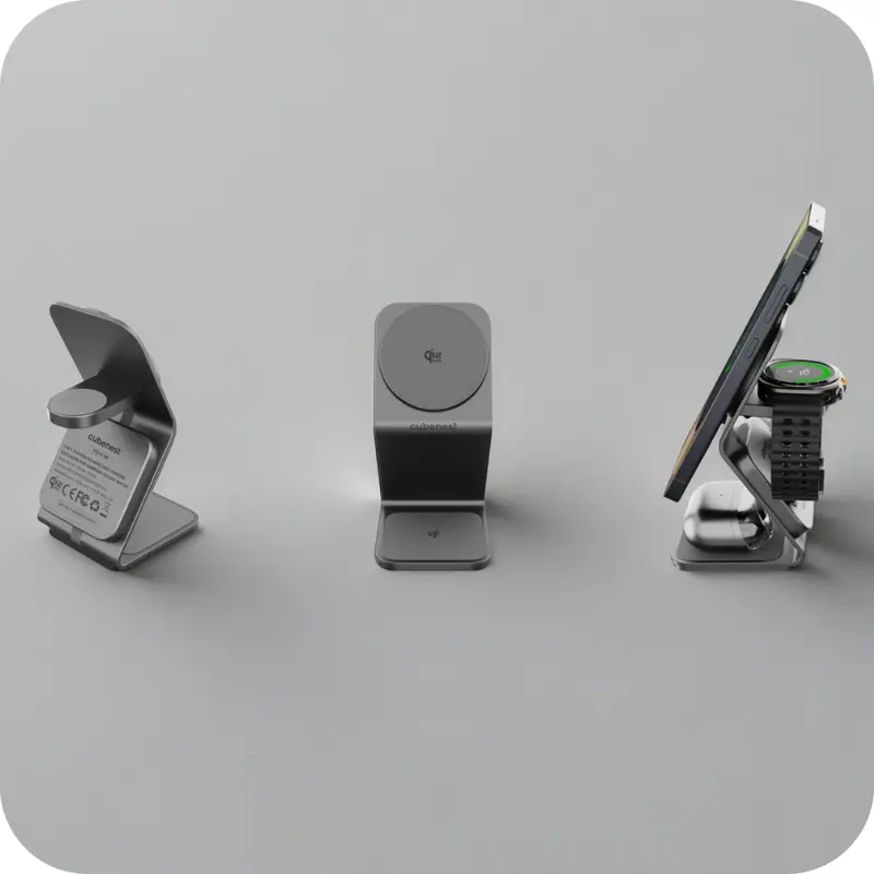 Qi2.2 Samsung ladestation 3in1