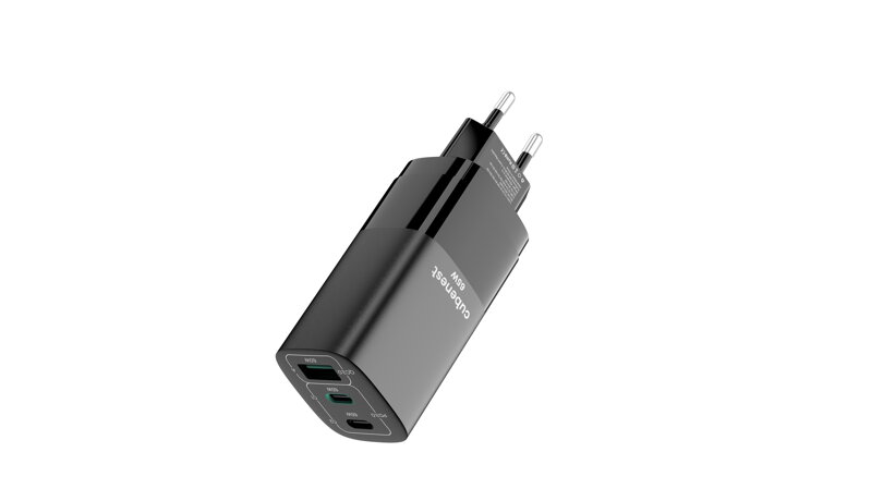 Cubenest GaN Ladegerät 65W S3D0 Schwarz