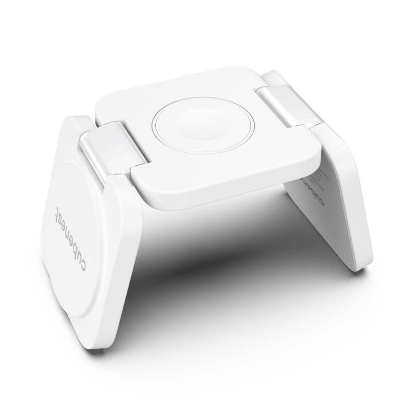 Cubenest 3in1 Faltbares Magnetisches Kabelloses Ladegerät E310 Grau