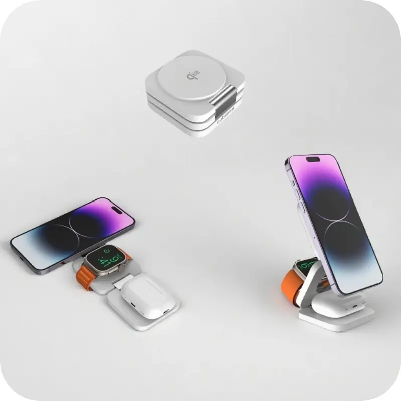 Qi2 MagSafe Ladegerät 3in1