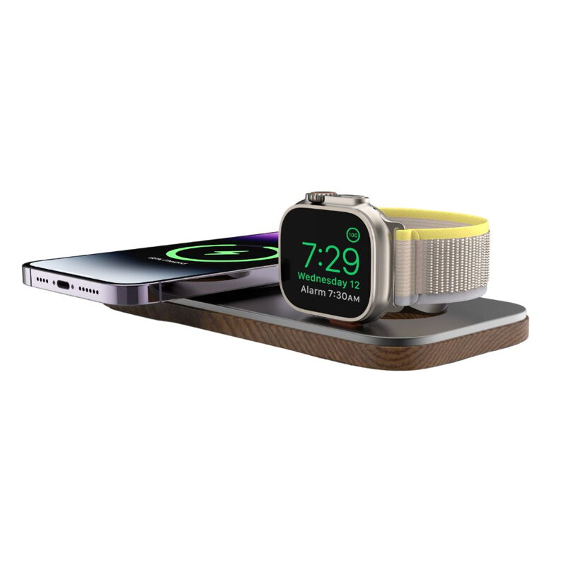 Cubenest 2in1 Magnetisches Kabelloses Ladegerät K200 Grau