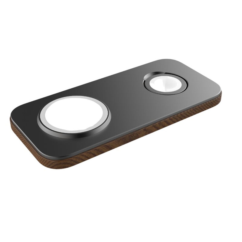 Cubenest 2in1 Magnetisches Kabelloses Ladegerät K200 Grau