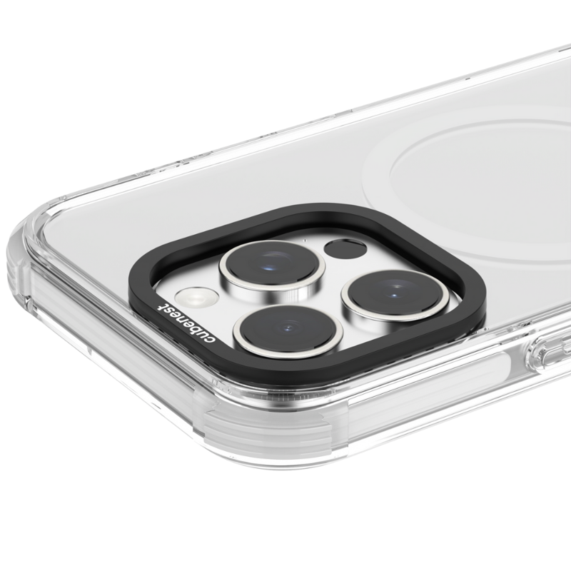 Cubenest Hülle für iPhone 15 Pro MagPro Strong Guard Weiß